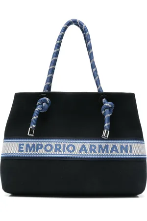 Emporio Armani Bolso shopper con logo bordado