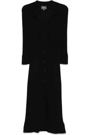 ERIC BOMPARD Vestido midi de canalé