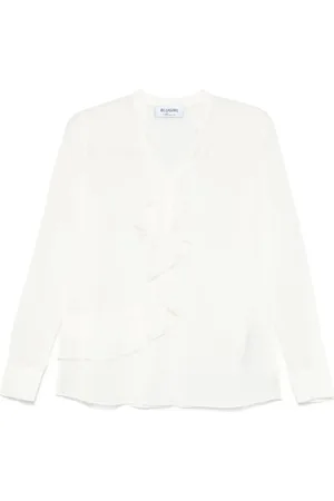 Blugirl Blusa con detalle de volantes