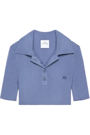 Courrèges Top corto de punto