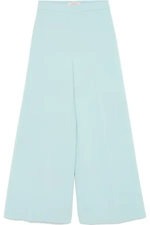 Twin-Set Pantalones palazzo de crepé