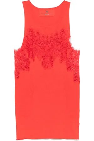 ERMANNO SCERVINO Top con detalle de encaje
