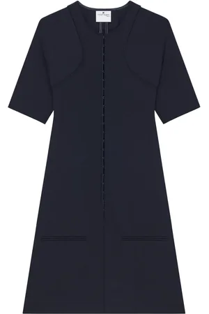 Courrèges Vestido corto acampanado