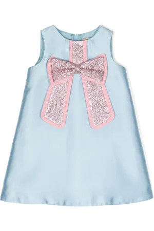 HUCKLEBONES LONDON Vestido midi con detalle de lazo