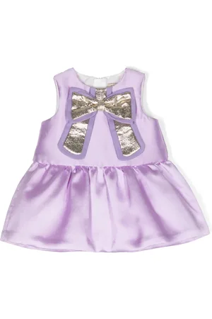 HUCKLEBONES LONDON Set con vestido y aplique del lazo