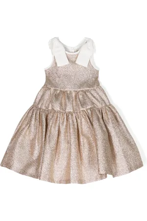 HUCKLEBONES LONDON Vestido midi con detalle de lazo
