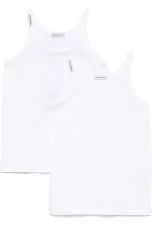 Dolce & Gabbana Pack de dos tops con parche del logo