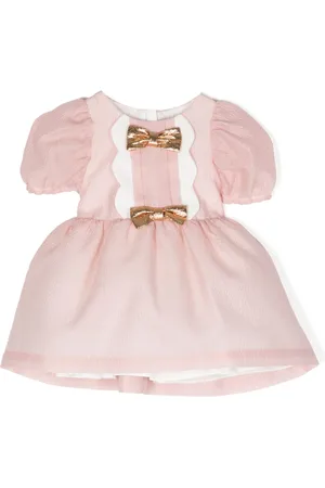 HUCKLEBONES LONDON Set con vestido de crepé y lazo