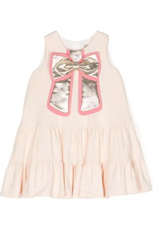 HUCKLEBONES LONDON Vestido midi con detalle de lazo