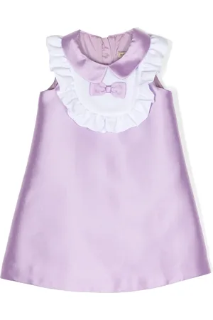 HUCKLEBONES LONDON Vestido midi con detalle de volante