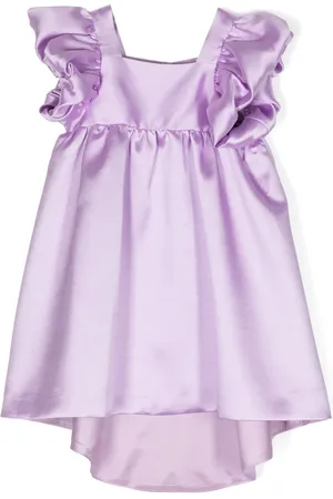 HUCKLEBONES LONDON Vestido midi con detalle fruncido