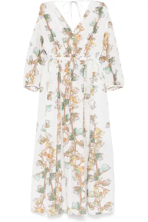 Paul Smith Vestido largo con estampado floral