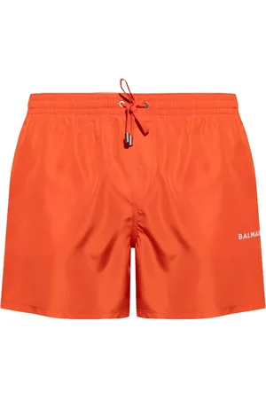 Balmain Bañador con logo bordado