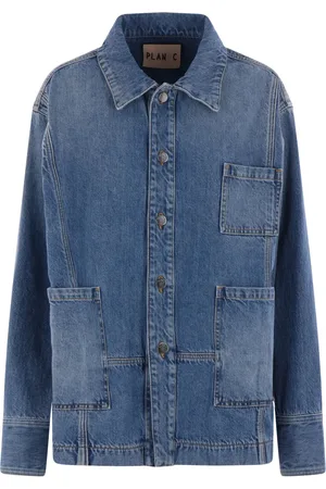 Plan C Chaqueta vaquera con botones