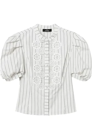 Twin-Set Camisa bordada de popelina