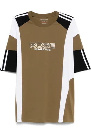 MARTINE ROSE Camiseta a paneles
