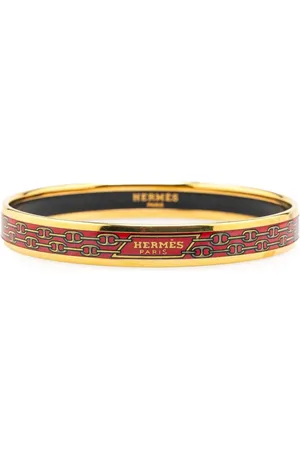 Hermès Pulsera Narrow Chain D Ancre Enamel Bangle 70 20st Century