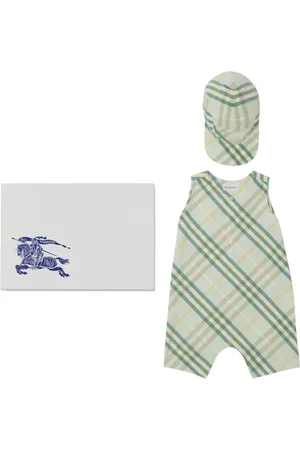 Burberry Set de pelele a cuadros