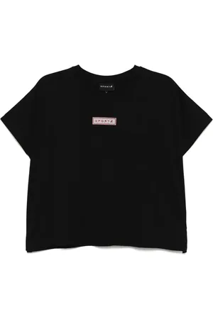AGNÈS B. Camiseta con logo de mosaico