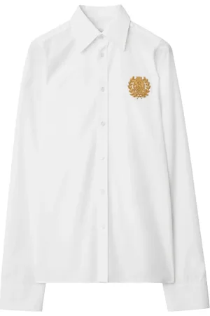 Burberry Camisa con logo bordado