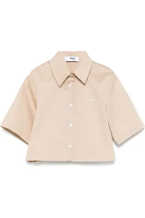 Msgm Camisa de popelina