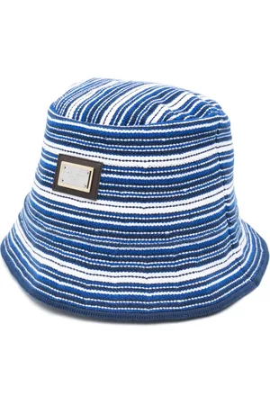Dolce & Gabbana Sombrero de pescador con placa del logo