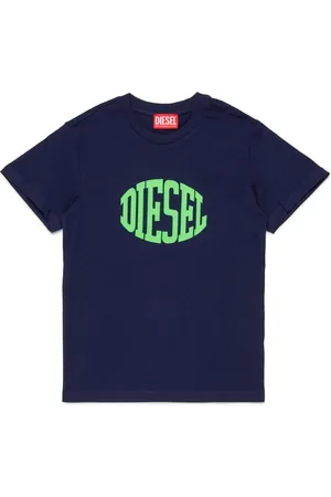 Diesel Camiseta con logo estampado redondeado