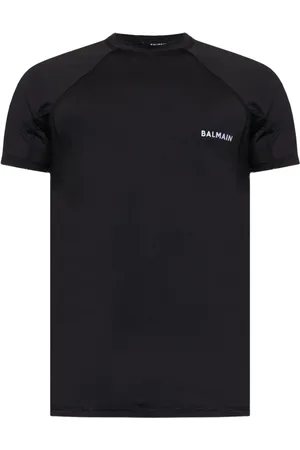 Balmain Camiseta con logo bordado