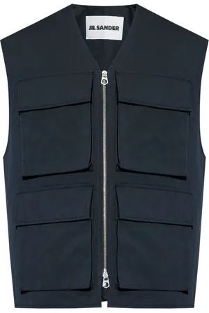 Jil Sander Chaleco con cuatro bolsillos