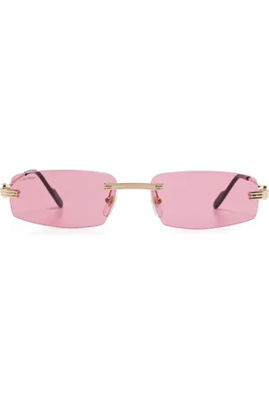 Cartier Gafas de sol con montura rectangular