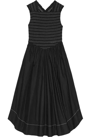 Ganni Vestido fruncido