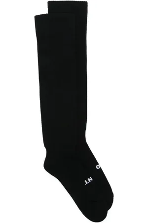 Rick Owens Calcetines con motivo en intarsia