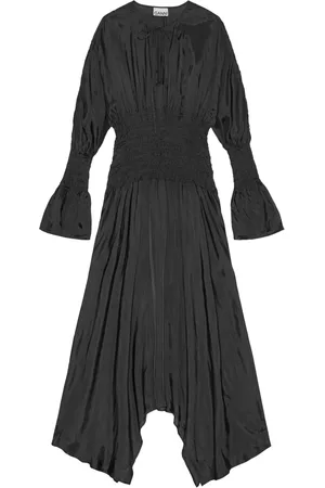Ganni Vestido fruncido