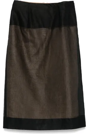 Carven Falda midi a capas