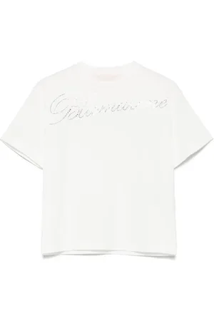MISS BLUMARINE Camiseta con aplique del logo