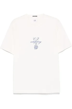 C.P. Company Camiseta con logo bordado