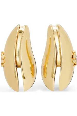 Tory Burch Pendientes Wave pequeños