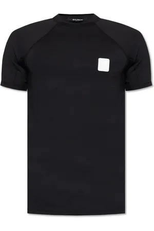 Balmain Camiseta con parche del logo