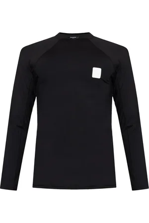 Balmain Camiseta con logo bordado