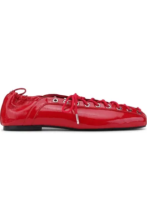 Ganni Bailarinas con cordones