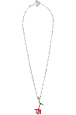 Marni Collar con colgante floral