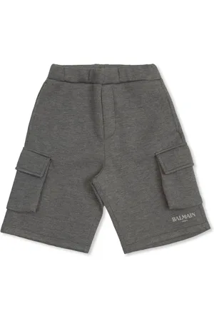 Balmain Bermudas con logo estampado