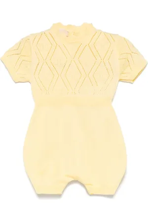 Elisabetta Franchi Pelele con monograma en relieve