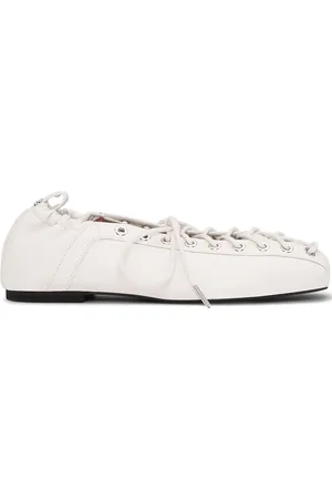 Ganni Bailarinas con cordones