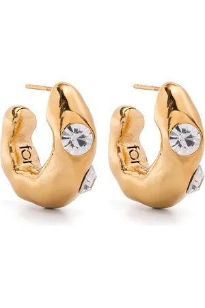 FORTE FORTE Pendientes bañados en oro de 18 ct
