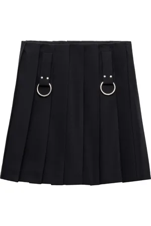 Prada Falda plisada estilo gabardina