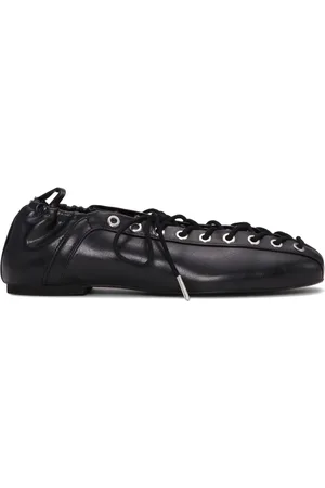 Ganni Bailarinas con cordones