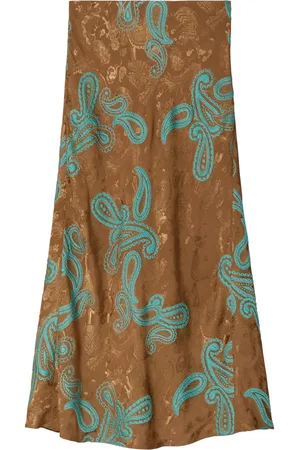 Tory Burch Falda con motivo de cachemira