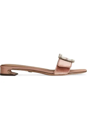 Dolce & Gabbana Sandalias con hebilla de cristal