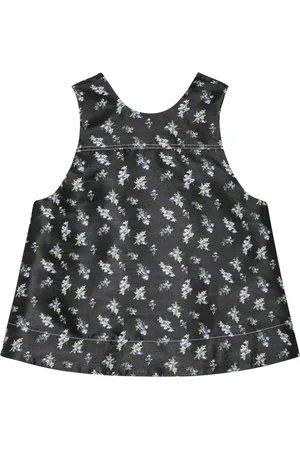 Ganni Top con motivo floral